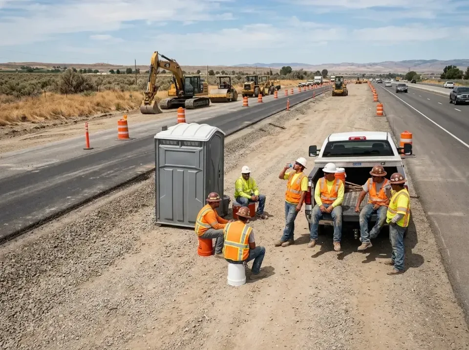 highway-road-construction-crew-007 — frequently asked questions, Porta Potty and Restroom Rentals in Marysville, WA